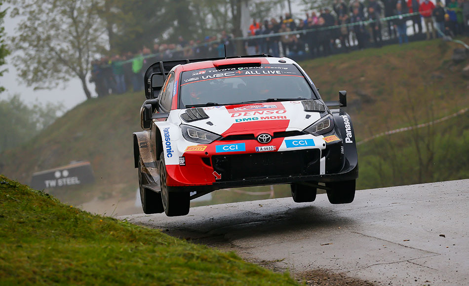 You are currently viewing Rovanperä comfortable leader in WRC Croatia Rally after rainy Day 1