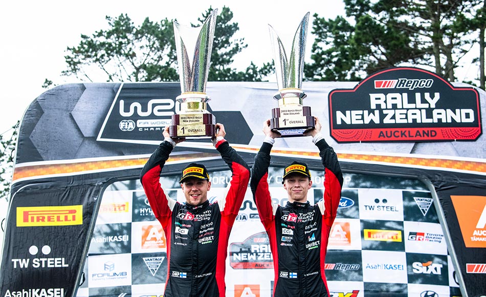 You are currently viewing WRC New Zealand: Rovanperä seals historic title after dominant win