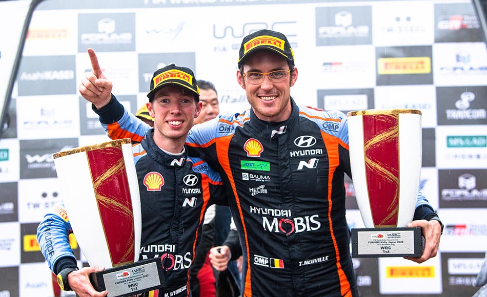 You are currently viewing WRC Japan: Neuville clinches win, Evans punctures