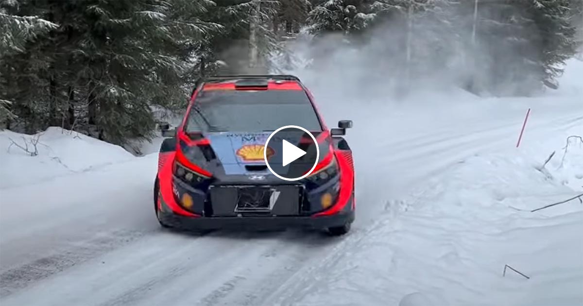 Mark Breen Rally VIDEO: Breen test Rally Sweden 2023 - Hyundai i20 N Rally1 | Rallysupport
