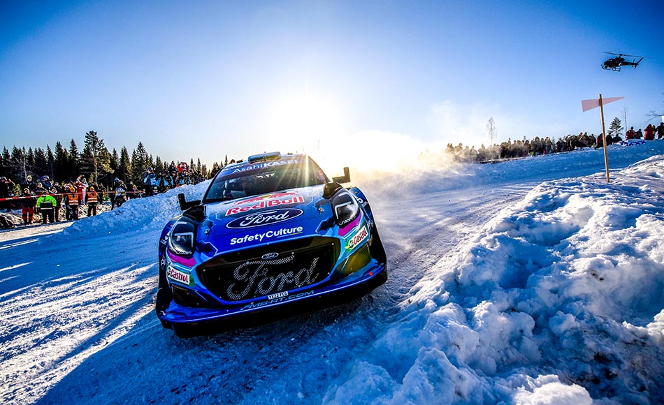 You are currently viewing Rally Sweden: Tänak takes overnight lead from Breen despite puncture