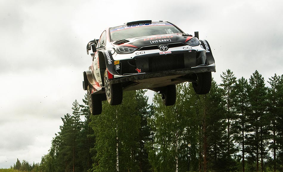 You are currently viewing WRC Finland: Rovanperä leads Toyota 1-2-3 after eventful Friday