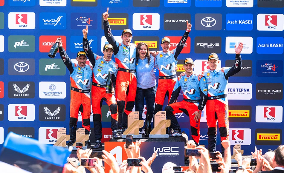 You are currently viewing Neuville claims WRC Acropolis Rally win to extend points lead, Ogier crashes