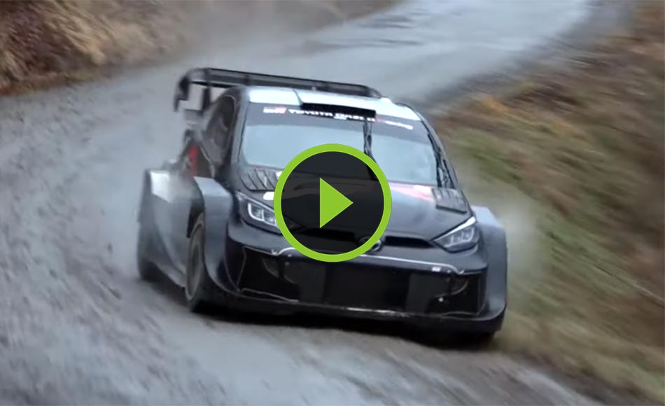 Evans WRC Rallye Monte Carlo 2025 Testing - Toyota GR Yaris Rally1
