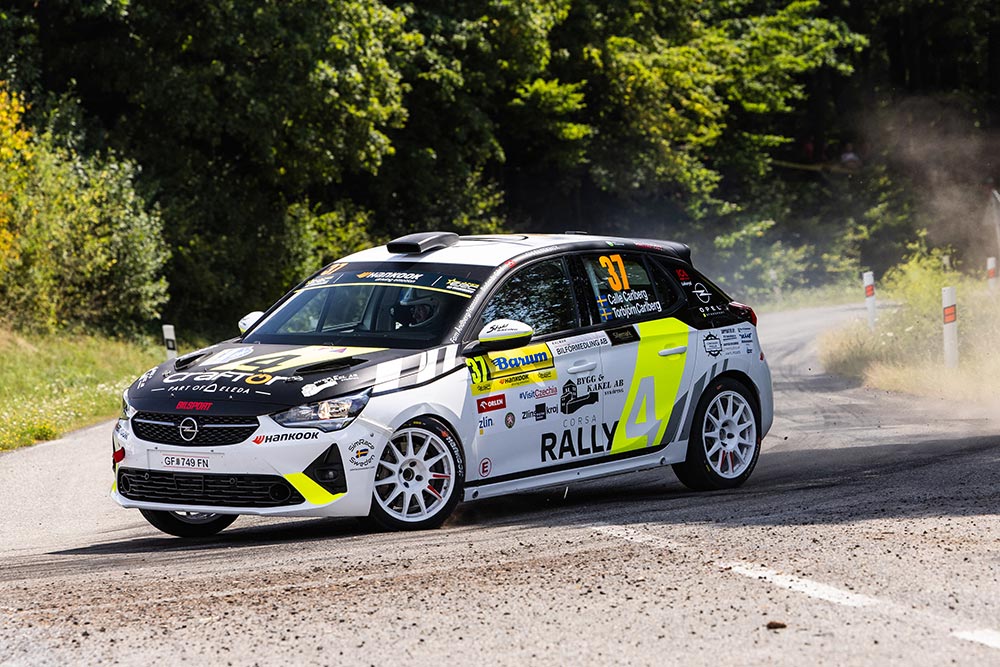 Calle Carlberg claims Junior ERC 2025 title at Barum Rally