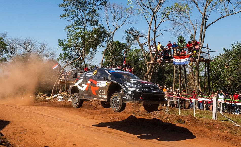 Rovanperä inherits WRC Paraguay lead after late puncture for Fourmaux