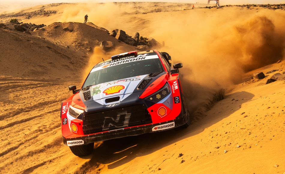 Fourmaux leads WRC Rally Saudi after Day 2 ahead of Pajari, Sesks as Ogier takes virtual points lead