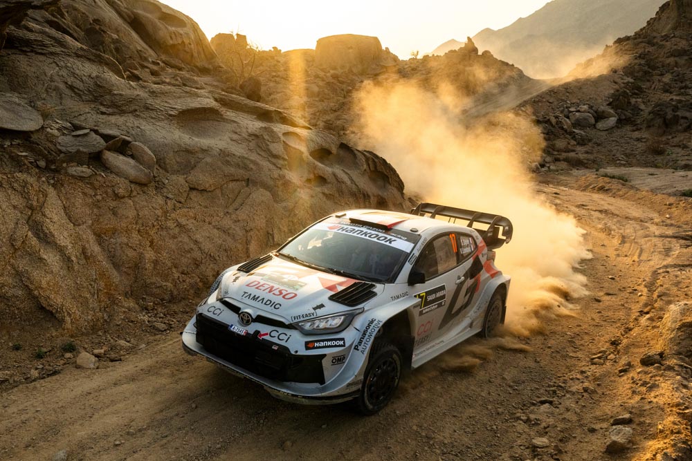 Sebastien Ogier Vincent Landais WRC Rally Saudi Arabia 2025 Day 3 1 point virtual championship lead