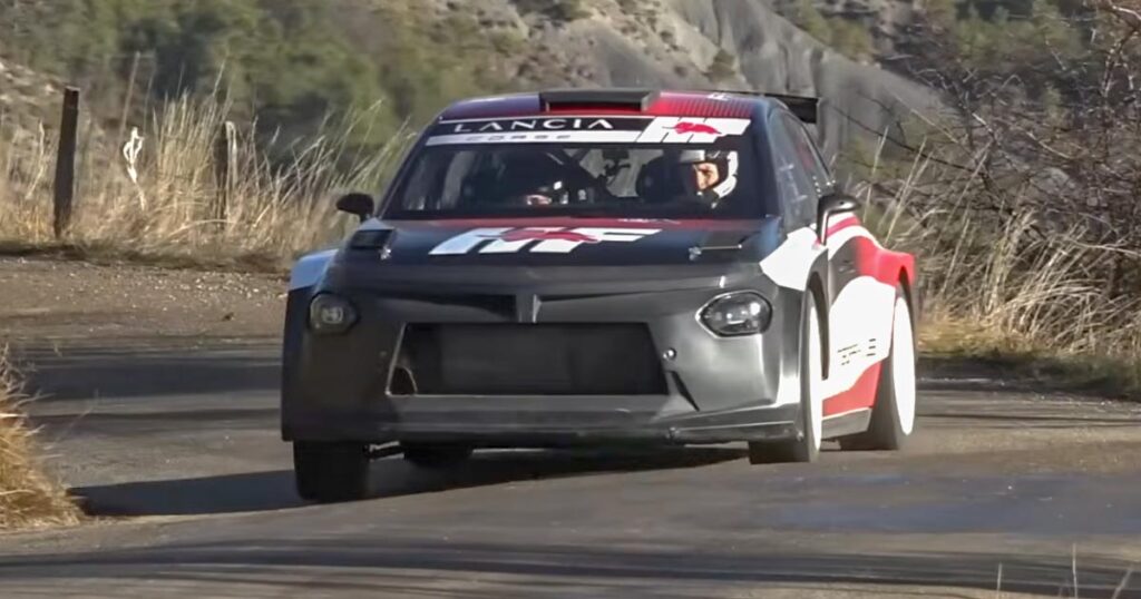 Test 2026 Lancia Ypsilon HF Integrale Rally2 WRC2 Rallye Monte Carlo (Yohan Rossel)