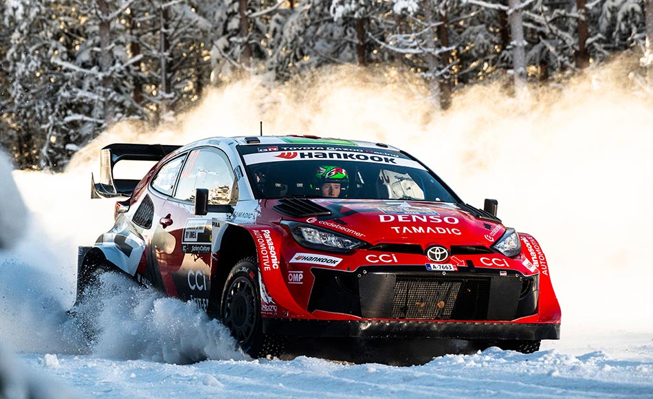 Evans leads Toyota 1-2-3-4 after WRC Sweden Day 3