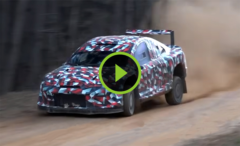 Toyota WRC27 Prototype testing on gravel in Portugal - Solberg & Pajari VIDEO