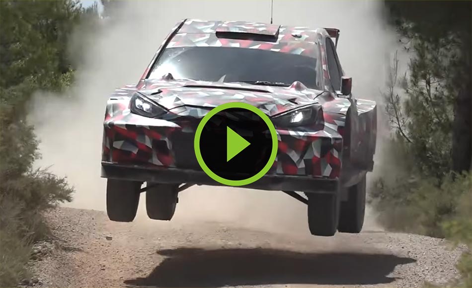 Toyota WRC27 Rally1 Prototype Gravel testing in Spain Juho Hänninen Video