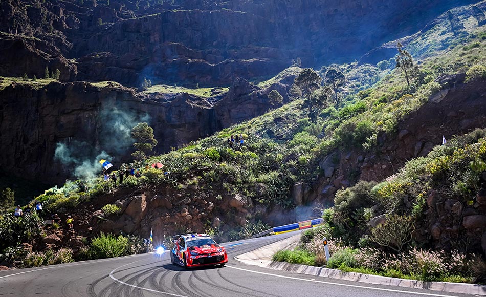 WRC Rally Islas Canarias: Ogier leads Solberg after Day 2 as Toyotas dominate