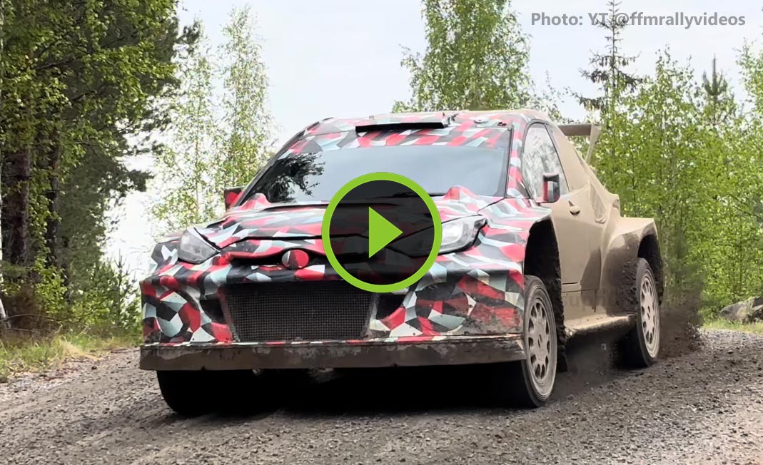 Toyota WRC27 Rally1 Prototype Testing with Ott Tänak in Finland