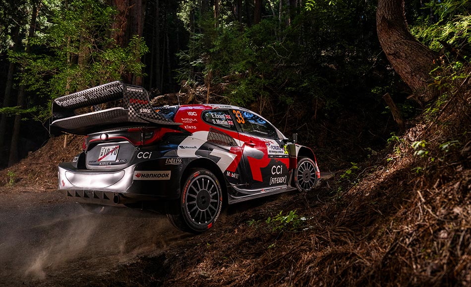 WRC Japan: Evans leads Ogier after Day 2, Solberg crashes