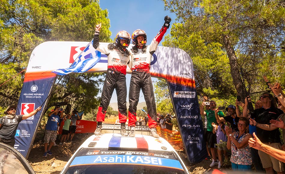 WRC Acropolis Rally Greece: Ogier claims victory after late Neuville punctures