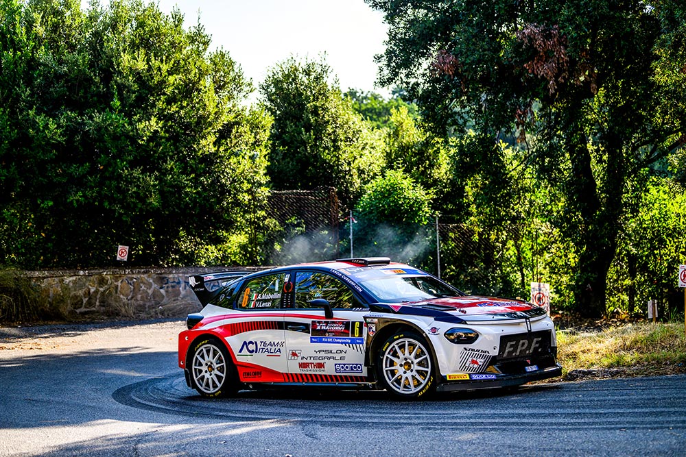 Andrea Mabellini ERC Rally di Roma Capitale 2026 Lancia Ypsilon Rally2 HF Integrale