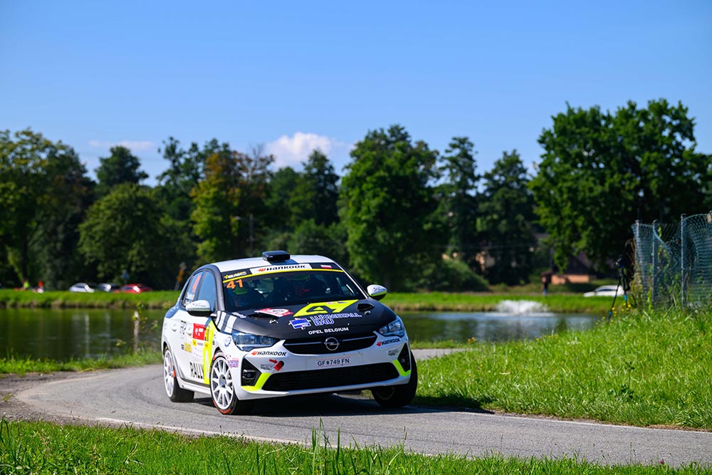 Tom Heindrichs ERC Rally Poland 2026 Junior ERC ERC4 Winner Opel Corsa Rally4