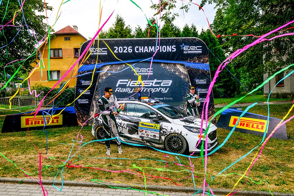 Ville Vatanen ERC Fiesta Rally3 Trophy 2026 Winner P1 Barum Rally