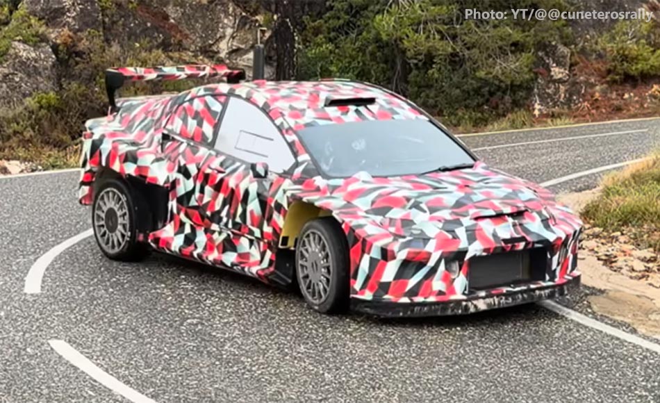VIDEO: Toyota WRC27 Prototype Tarmac testing in Spain, Catalunya