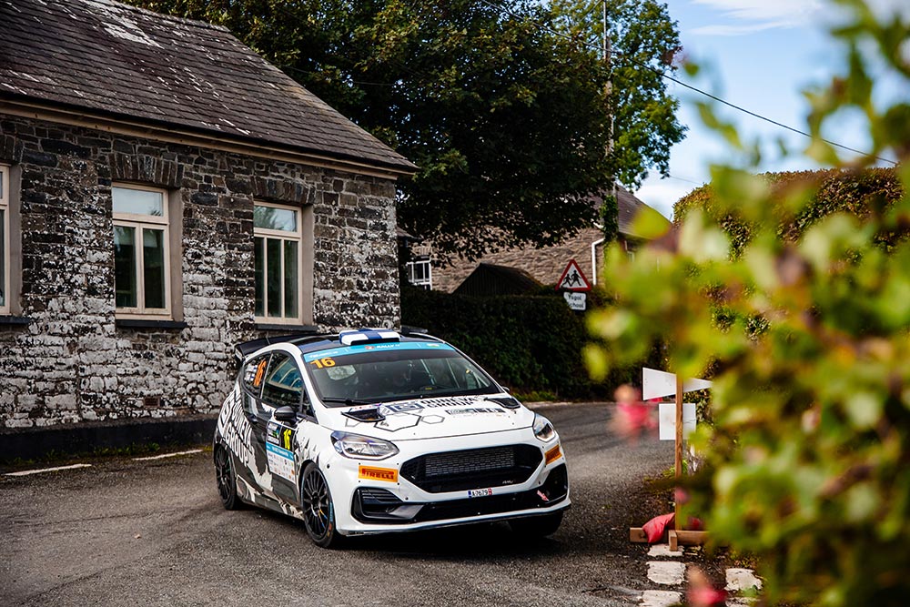 Ville Vatanen ERC3 Champion Rali Ceredigion Ford Fiesta Rally3