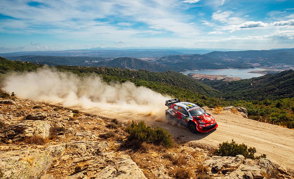 WRC Rally Italia Sardegna Sardinia Just six points separate Evans and Solberg in title battle Neuville crashes